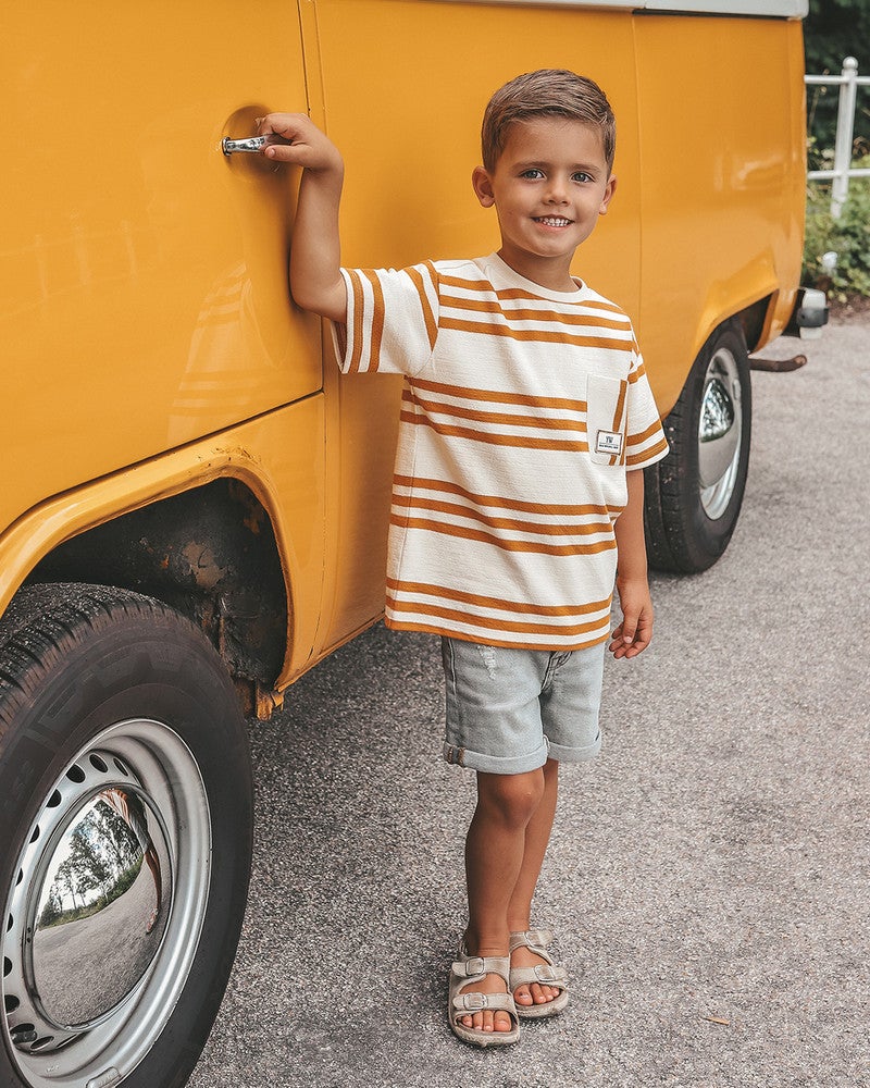 Triad Stripe Oversized Tee Multi Triad Stripe Oversized Tee Multi