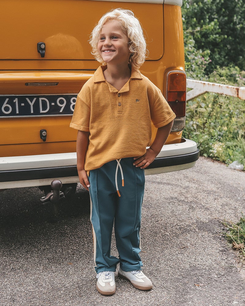 Solid Straight Jogger Donker Blauw Solid Straight Jogger Donker Blauw