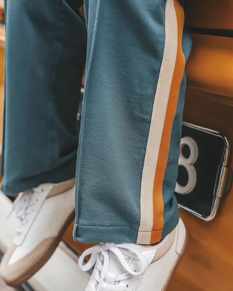 Solid Straight Jogger Donker Blauw Solid Straight Jogger Donker Blauw