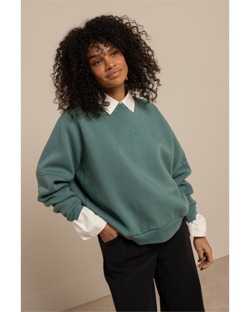 Pleuni studio sweater Groen Pleuni studio sweater Groen