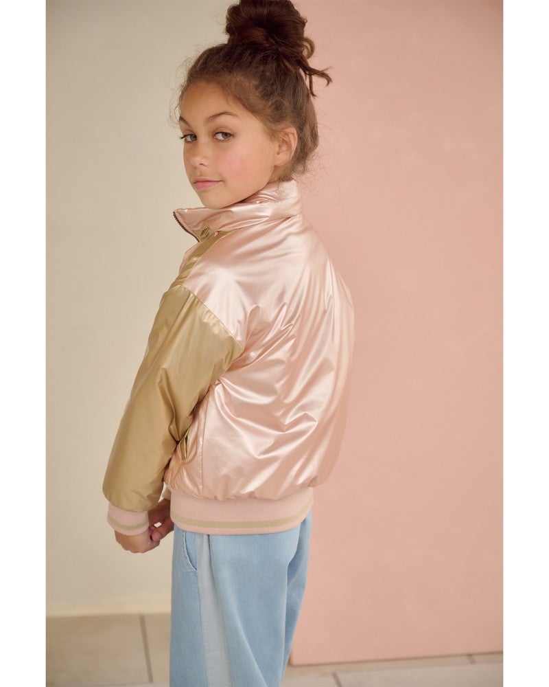 Doris Reversible Teddy Jacket Roze Doris Reversible Teddy Jacket Roze