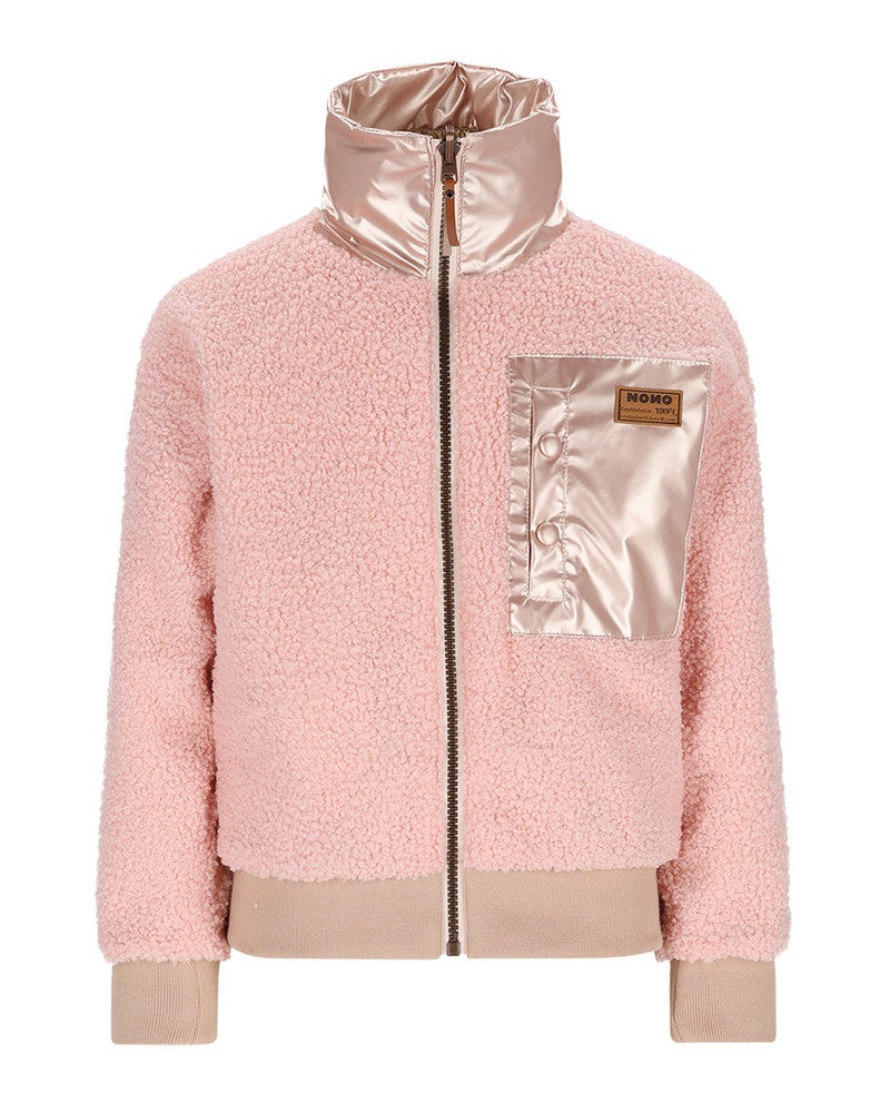 Doris Reversible Teddy Jacket Roze Doris Reversible Teddy Jacket Roze