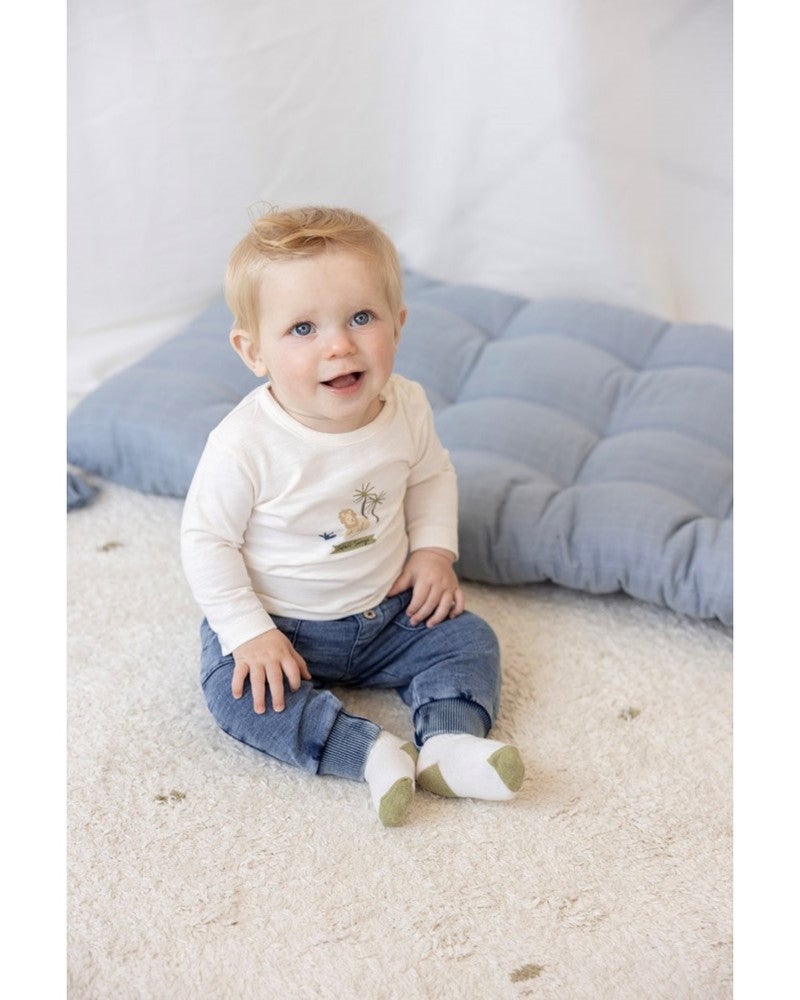 Broek jogg denim - Safari Savage Blauw Broek jogg denim - Safari Savage Blauw