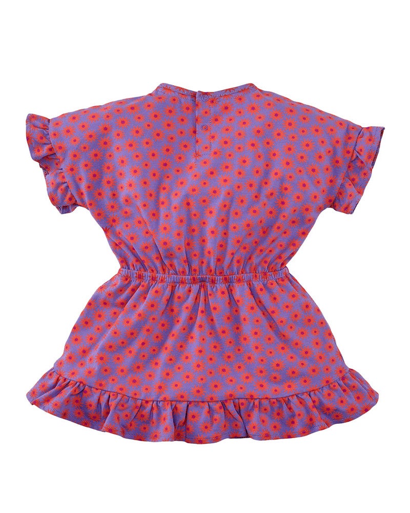 Emilie Dress Flowers Paars Emilie Dress Flowers Paars