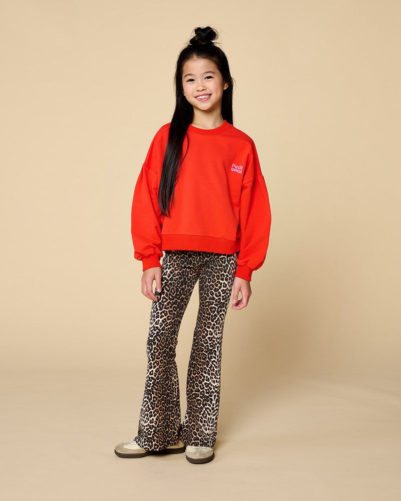 Easy Sweater Cherry Backprint Rood Easy Sweater Cherry Backprint Rood