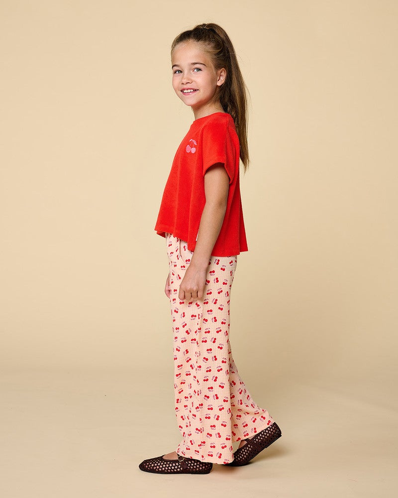 Wide Leg Pants Cherry Roze Wide Leg Pants Cherry Roze