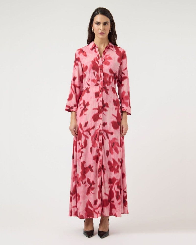 YASSAVANNA LONG SHIRT DRESS S. NOOS Roze YASSAVANNA LONG SHIRT DRESS S. NOOS Roze