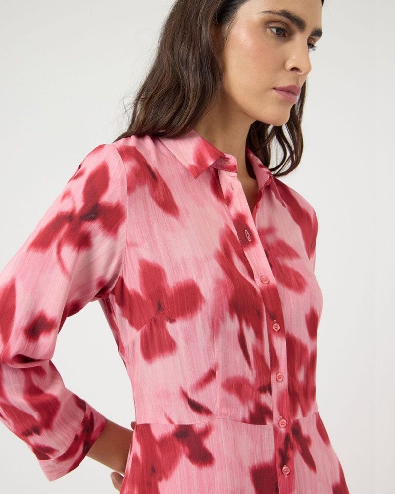 YASSAVANNA LONG SHIRT DRESS S. NOOS Roze YASSAVANNA LONG SHIRT DRESS S. NOOS Roze