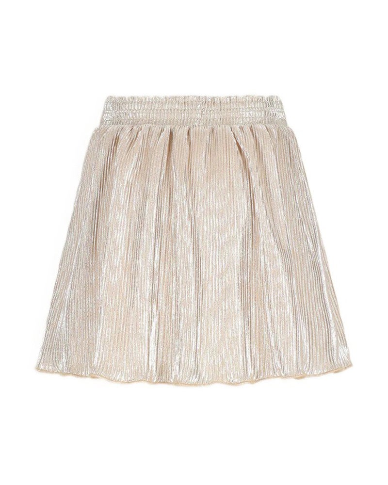 Nele Metallic Plissee Glanzend Skirt Goud Nele Metallic Plissee Glanzend Skirt Goud