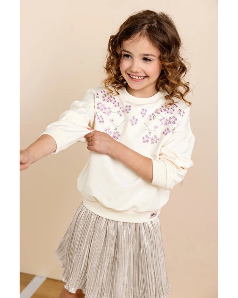 Nele Metallic Plissee Glanzend Skirt Goud Nele Metallic Plissee Glanzend Skirt Goud