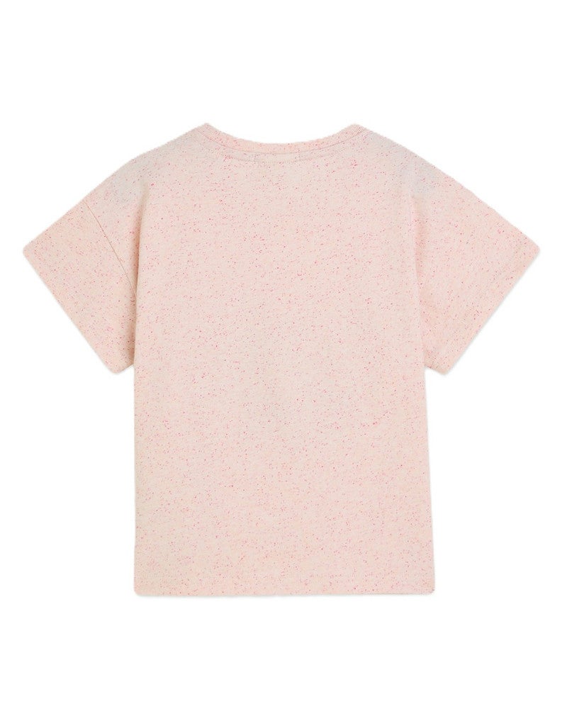 Front artwork neps loosefit Tshirt Beige Front artwork neps loosefit Tshirt Beige