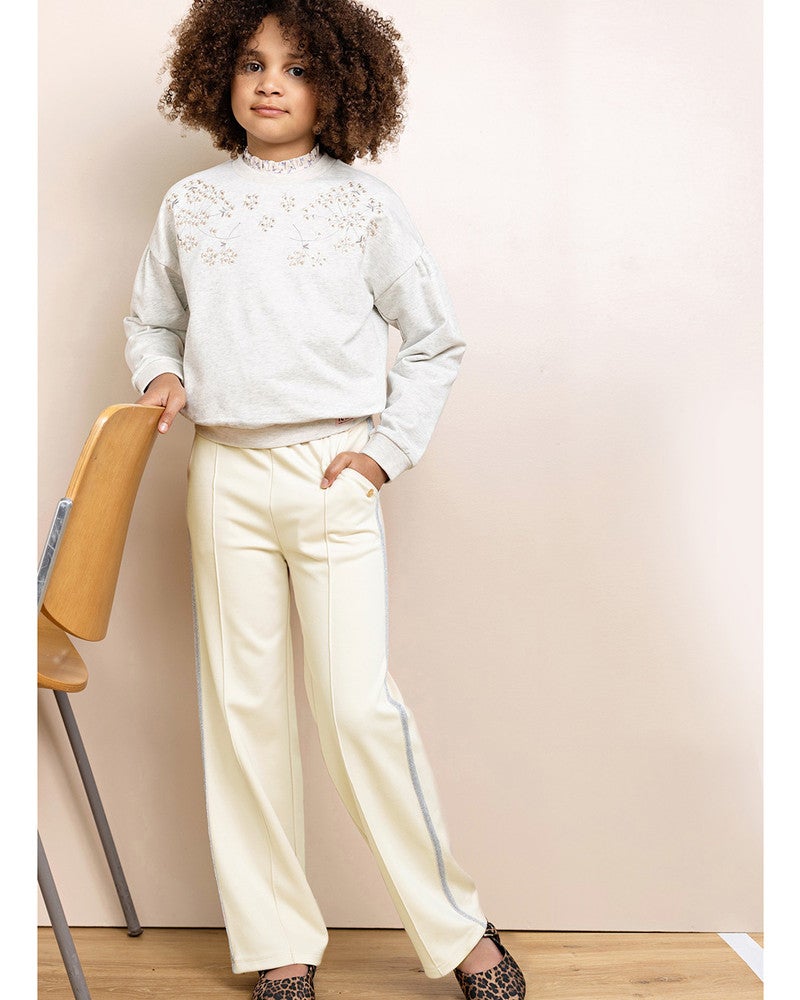 Sayla Travellers Interlock Palazzo Pants Off White Sayla Travellers Interlock Palazzo Pants Off White
