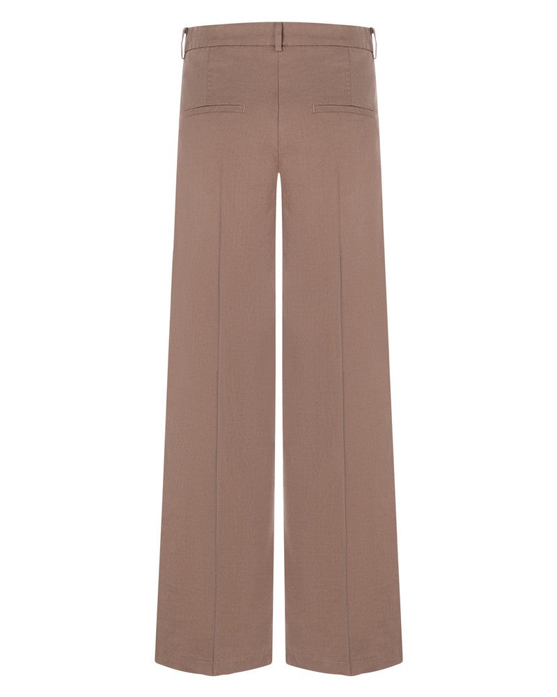 Mira Wide Leg Pantalon Bruin 1 Mira Wide Leg Pantalon Bruin 1