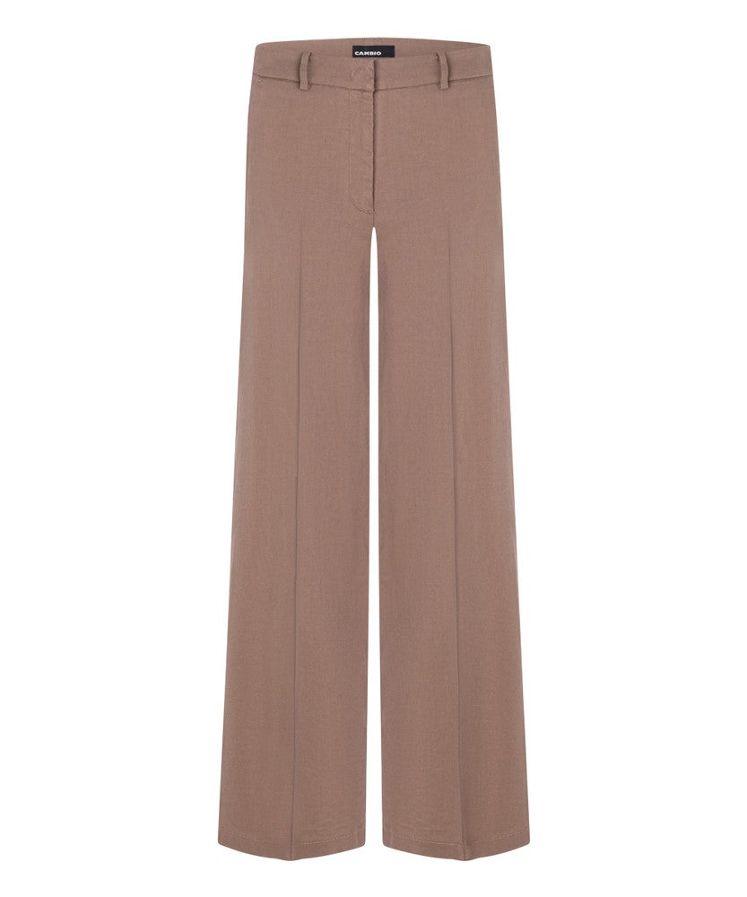 Mira Wide Leg Pantalon Bruin 1 Mira Wide Leg Pantalon Bruin 1