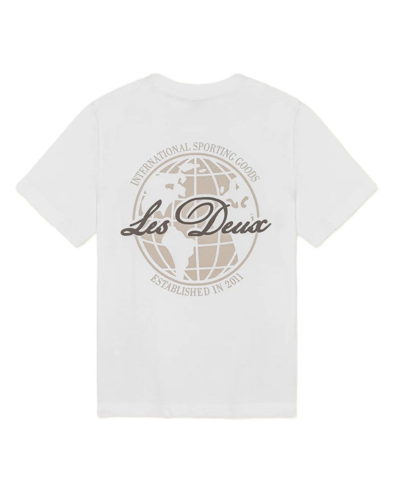 Globe T-Shirt Backprint Wit 1 Globe T-Shirt Backprint Wit 1