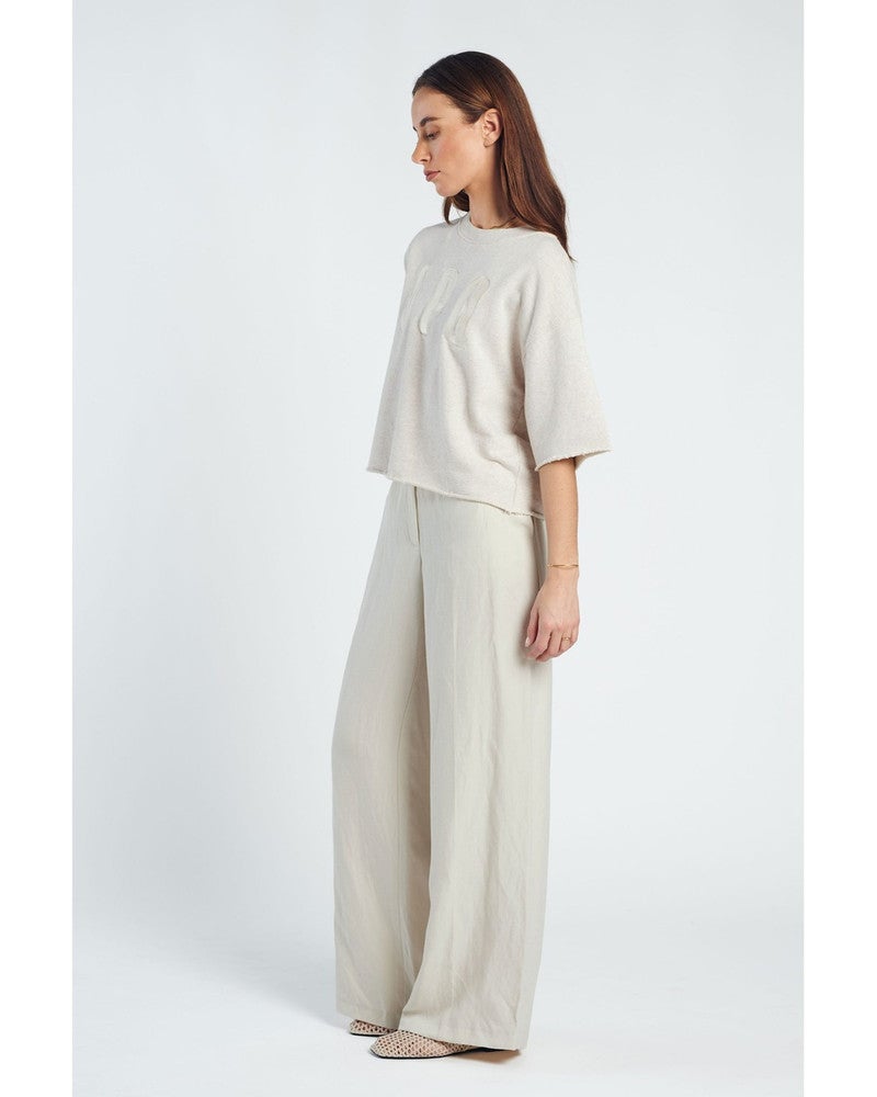 Jott Sweater Yellow Beige Jott Sweater Yellow Beige