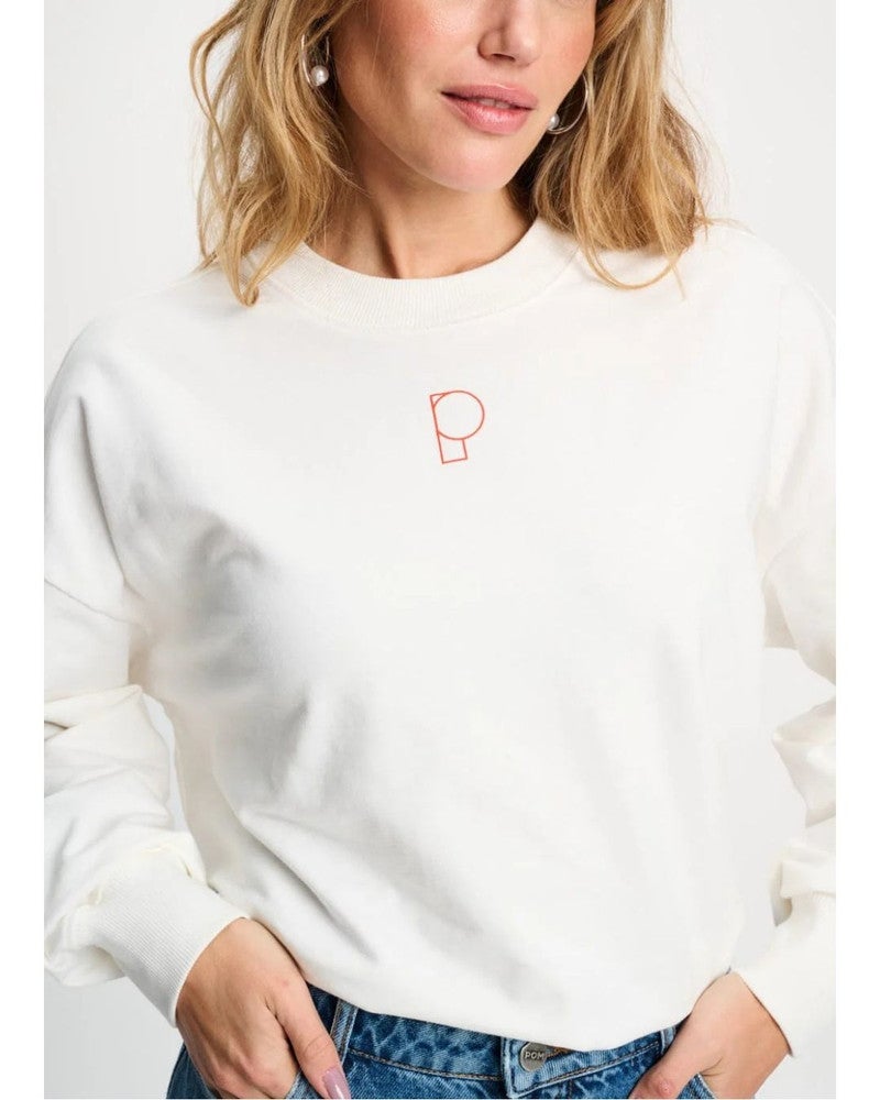 SWEATER - Matchpoint White Wit 1 SWEATER - Matchpoint White Wit 1