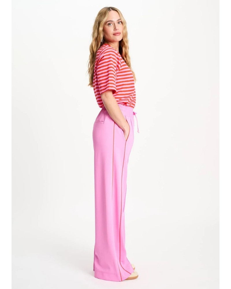 TRACKPANTS - Colourblock Cheering Pink Roze TRACKPANTS - Colourblock Cheering Pink Roze