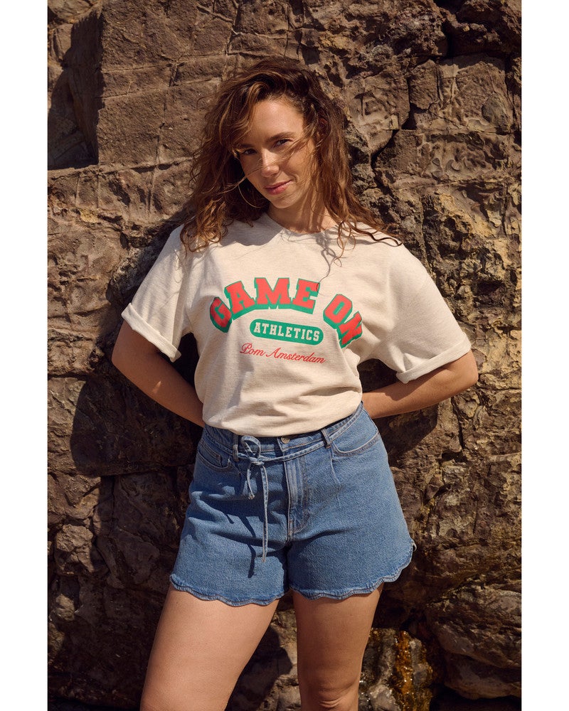 TSHIRT - Oversized Game On Grijs TSHIRT - Oversized Game On Grijs