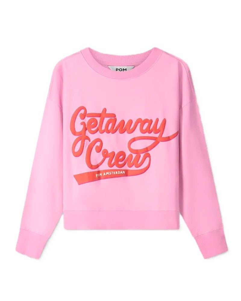 SWEATER - Getaway Crew Pink Roze SWEATER - Getaway Crew Pink Roze