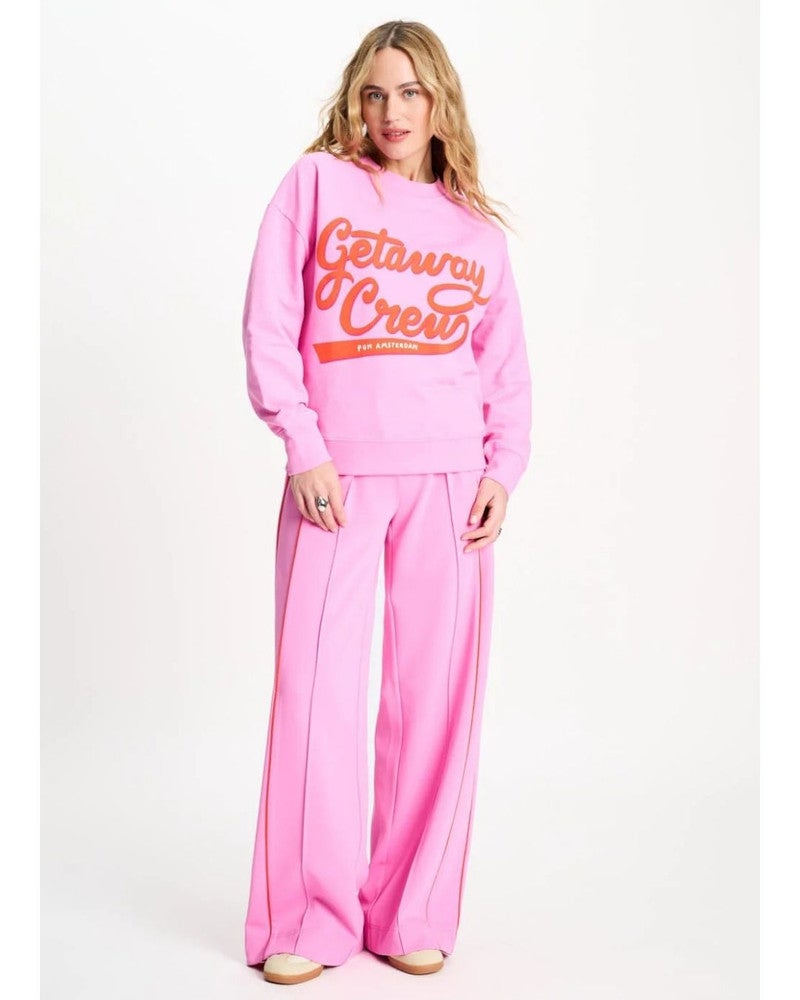SWEATER - Getaway Crew Pink Roze SWEATER - Getaway Crew Pink Roze