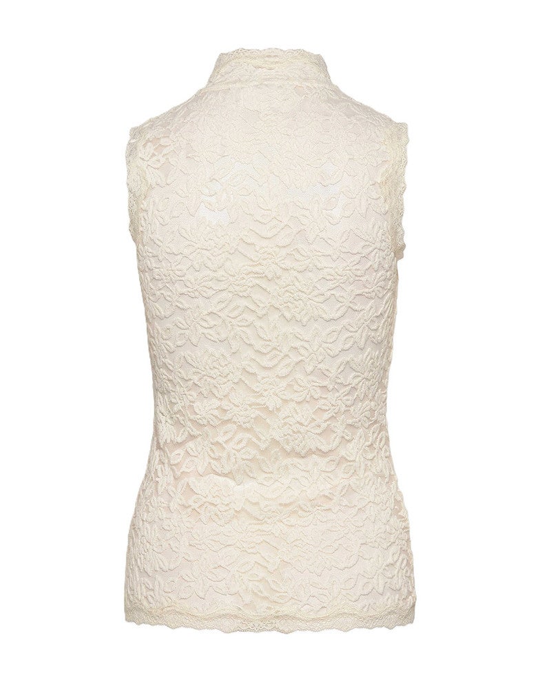 RWDelicia SL Lace Top Ecru RWDelicia SL Lace Top Ecru