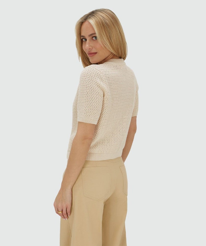 YLIA regular fit vest Ecru YLIA regular fit vest Ecru