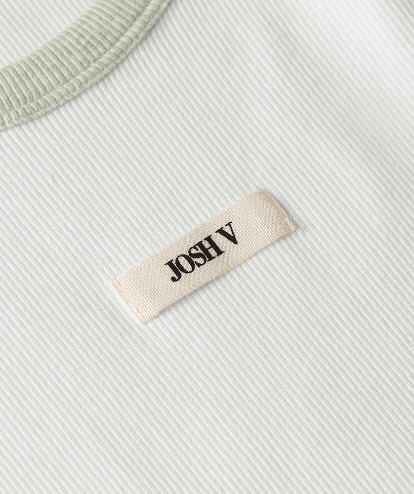 CODY slim fit T-shirt met logo Off White CODY slim fit T-shirt met logo Off White