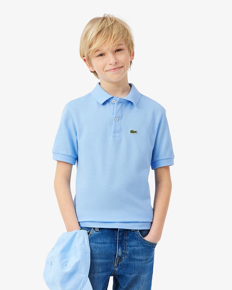 Petit Pique Polo Seasonal Licht Blauw Petit Pique Polo Seasonal Licht Blauw