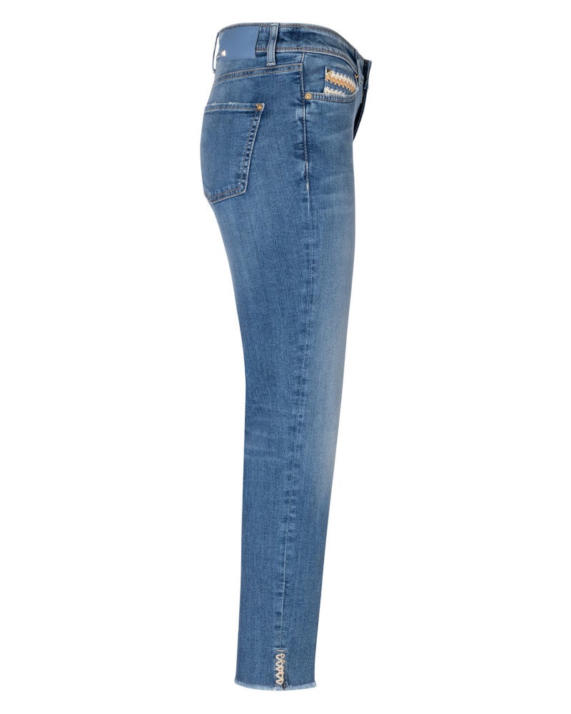 Piper Short Hakeldetail Blauw Piper Short Hakeldetail Blauw