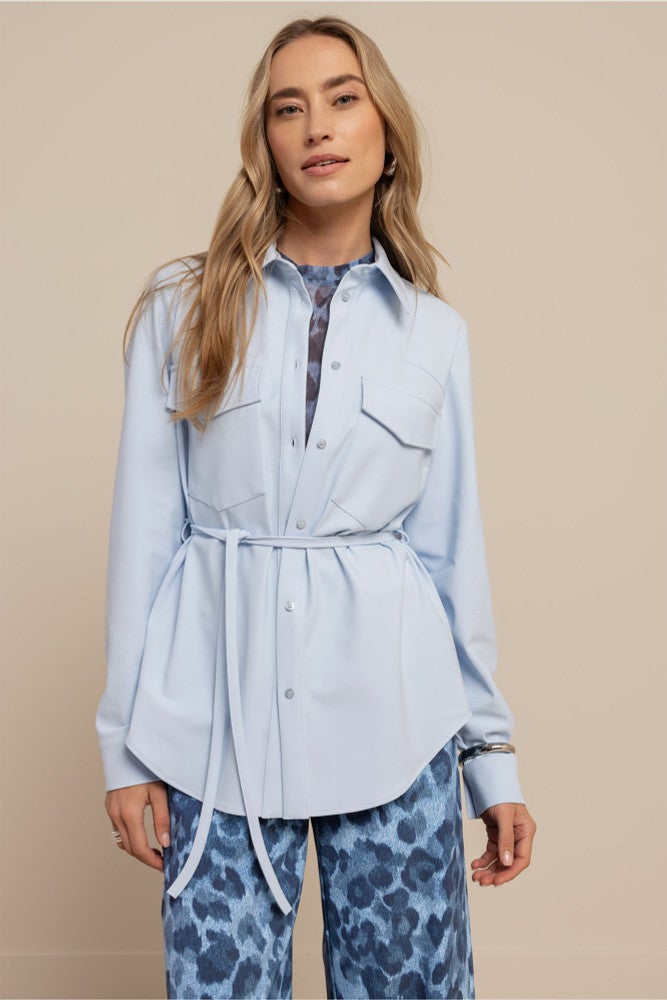 Bodil bonded jacket Licht Blauw Bodil bonded jacket Licht Blauw