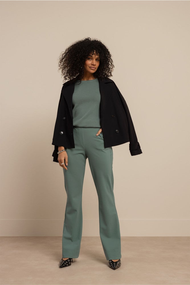 Cato bonded trenchcoat Zwart 1 Cato bonded trenchcoat Zwart 1