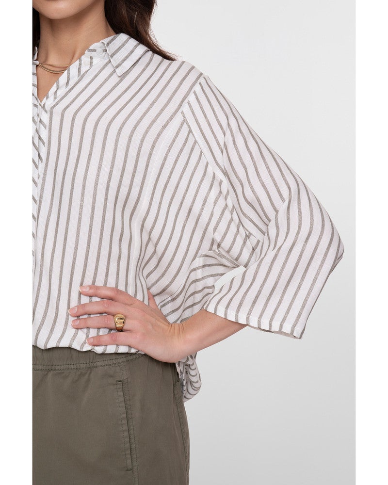 Blouse lurex stripes Off White Blouse lurex stripes Off White