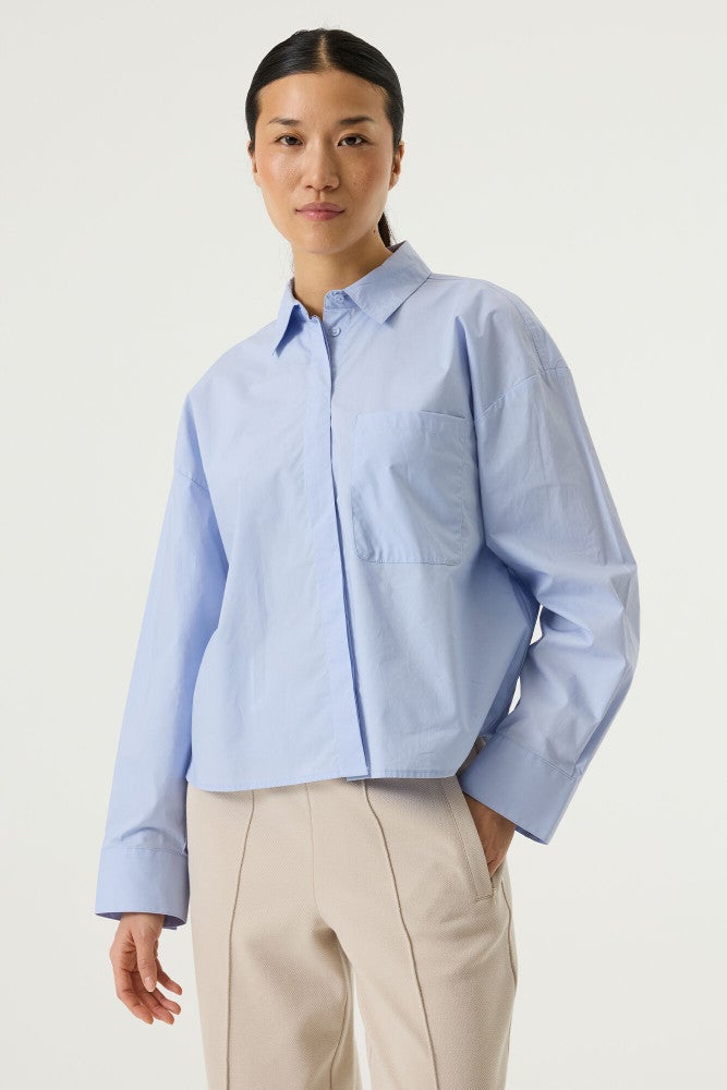 O260033 Ladies Shirt Licht Blauw O260033 Ladies Shirt Licht Blauw