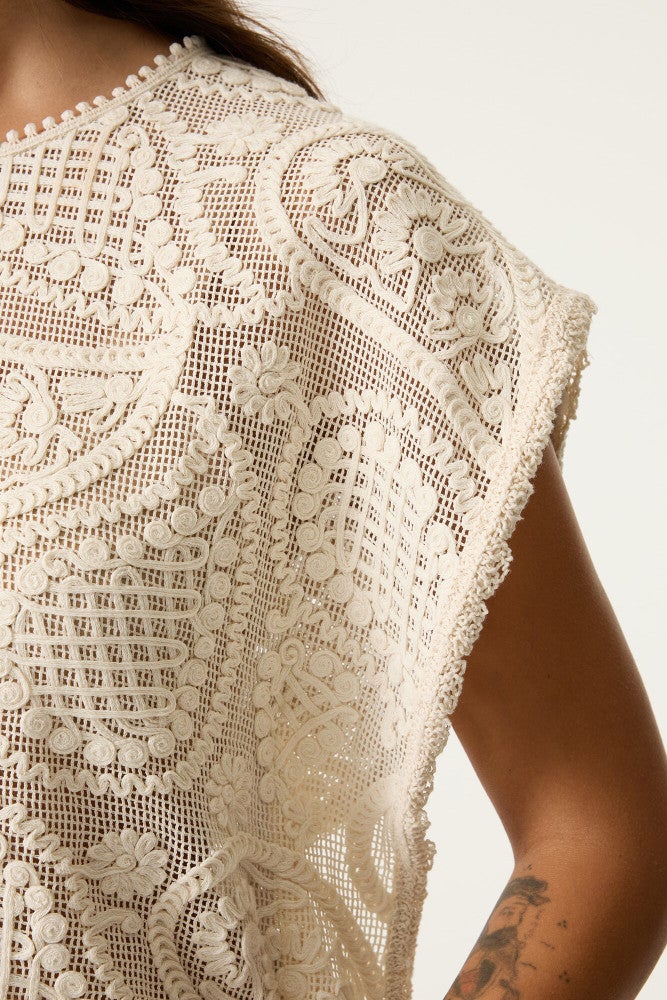 O260026 Ladies Shirt SS Ecru O260026 Ladies Shirt SS Ecru