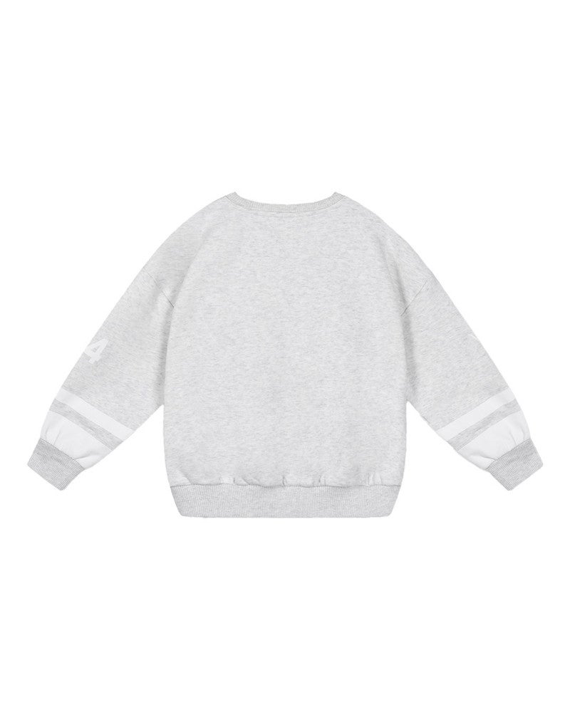 kids knitted sporty sweater Grijs kids knitted sporty sweater Grijs