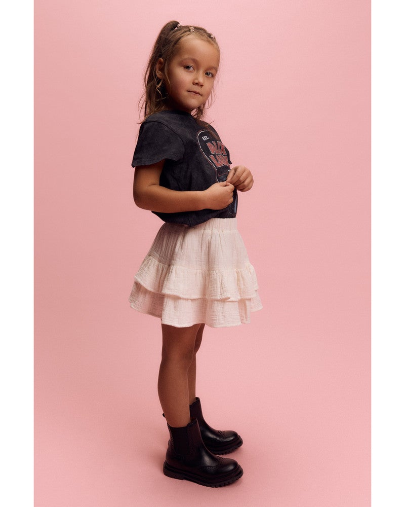 kids woven crinkle skirt Off White kids woven crinkle skirt Off White