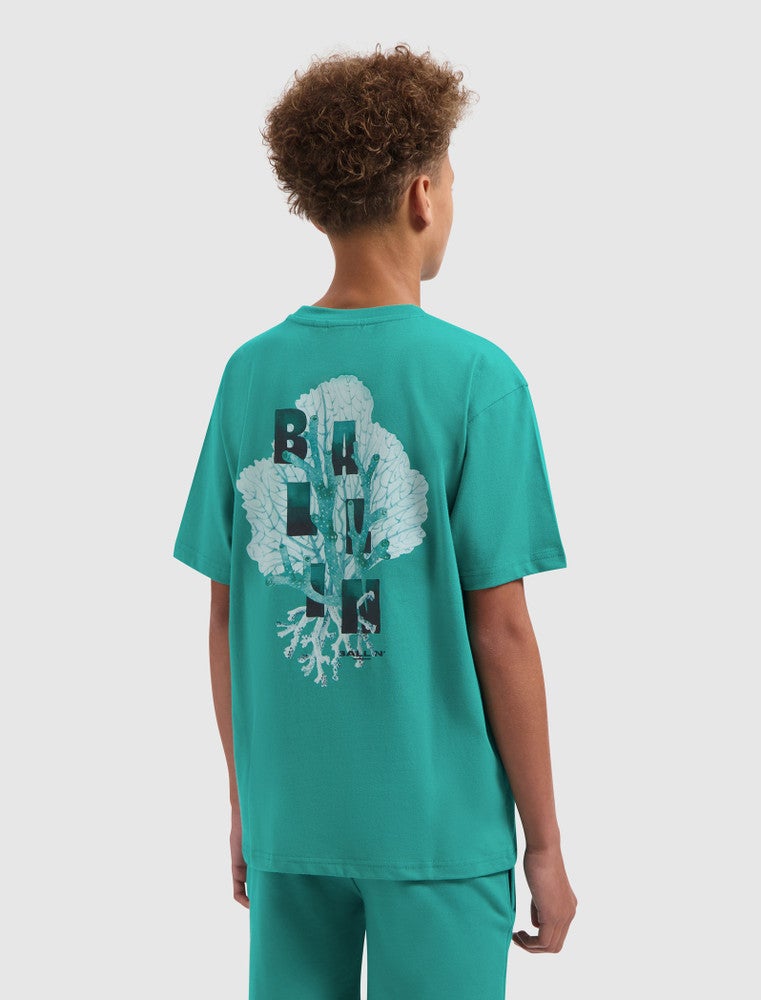 Junior Lost in Coral T-shirt Groen Junior Lost in Coral T-shirt Groen