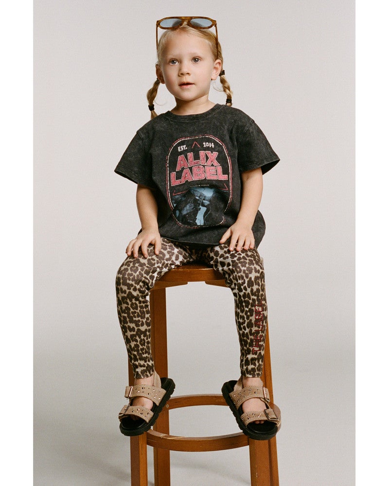 kids knitted band t-shirt Grijs kids knitted band t-shirt Grijs