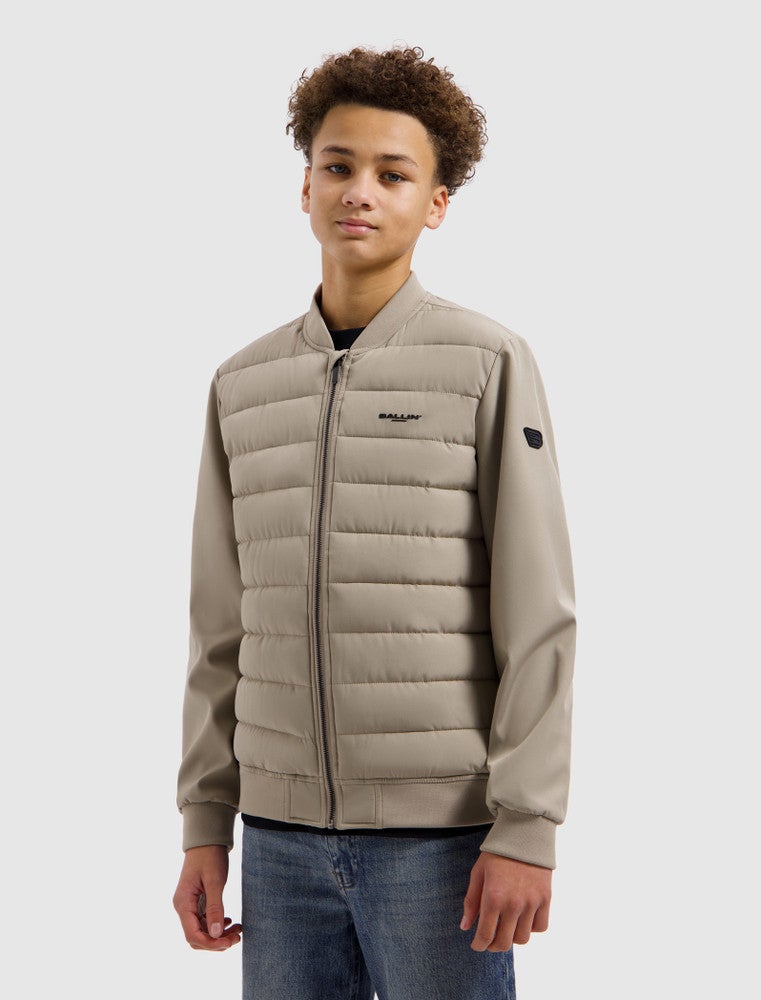 Junior Soft Shell Jacket Taupe Zand Junior Soft Shell Jacket Taupe Zand