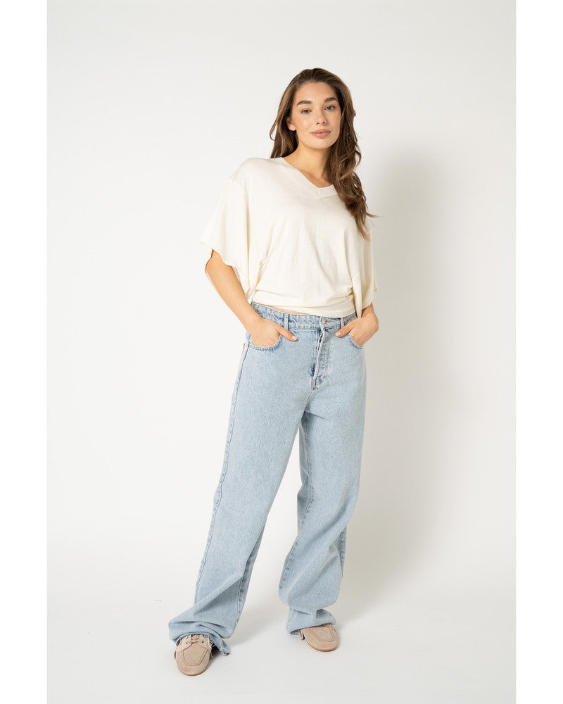 Suzette V Knitted Off White Suzette V Knitted Off White