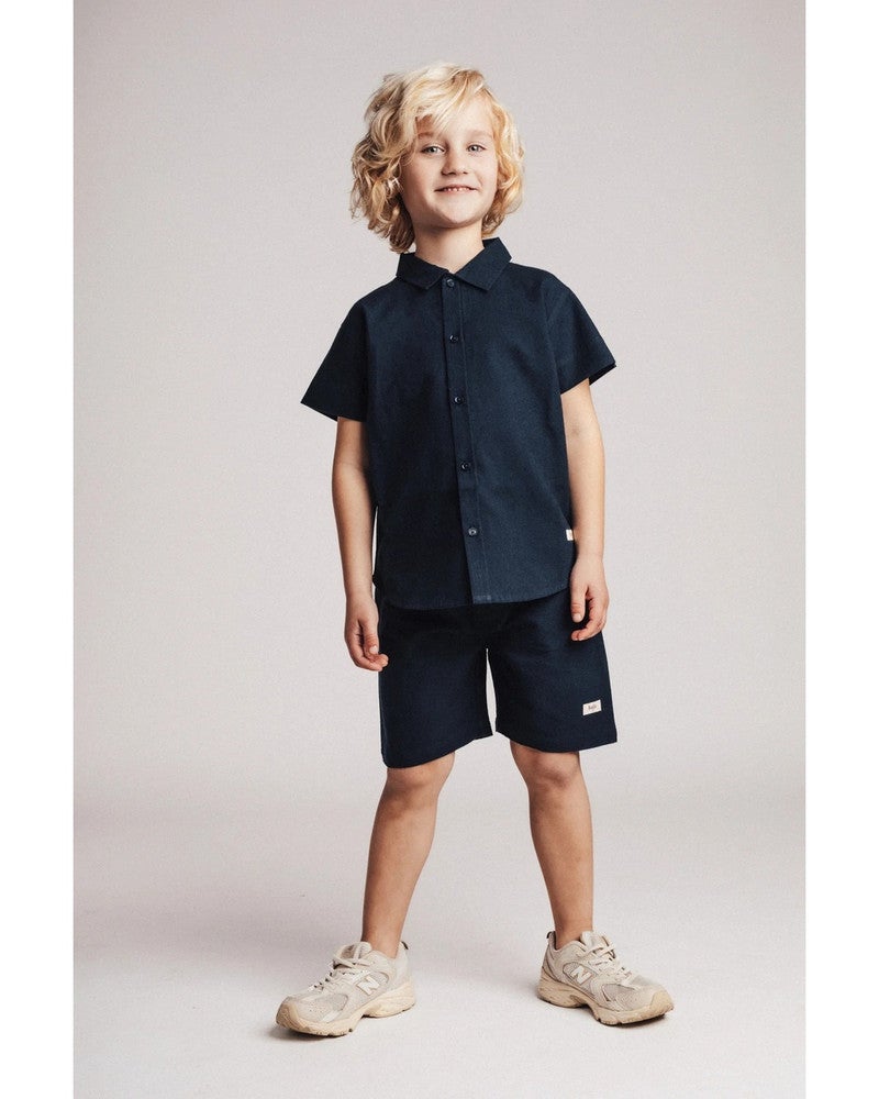 Moises Shirt Donker Blauw Moises Shirt Donker Blauw