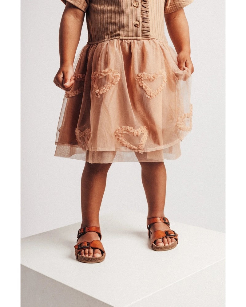 Nozy Dress Tule Hearts Roze Nozy Dress Tule Hearts Roze