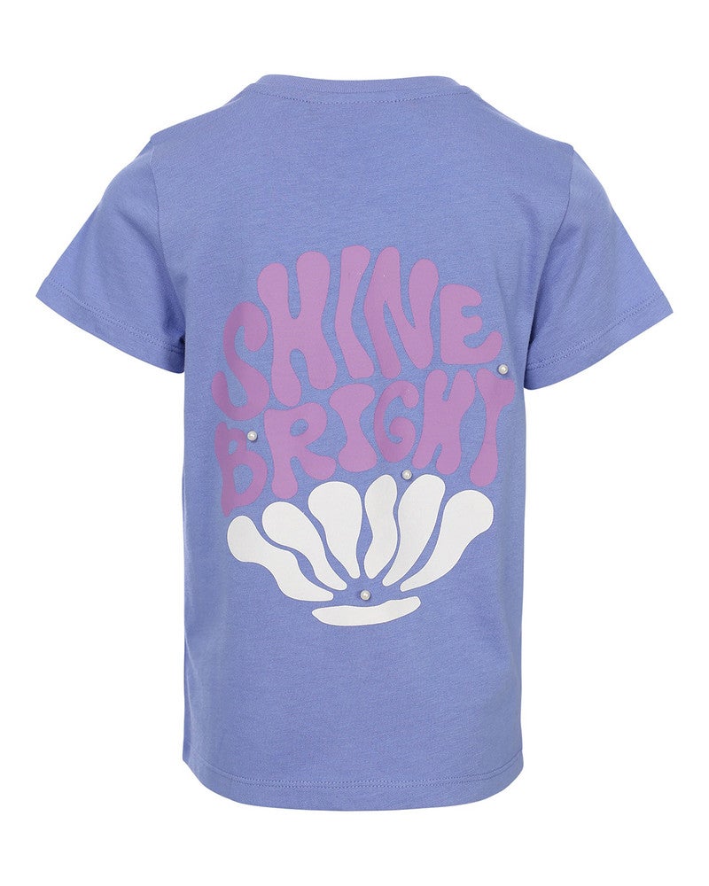 10sixteen T-shirt SS Backprint Shine Paars 10sixteen T-shirt SS Backprint Shine Paars