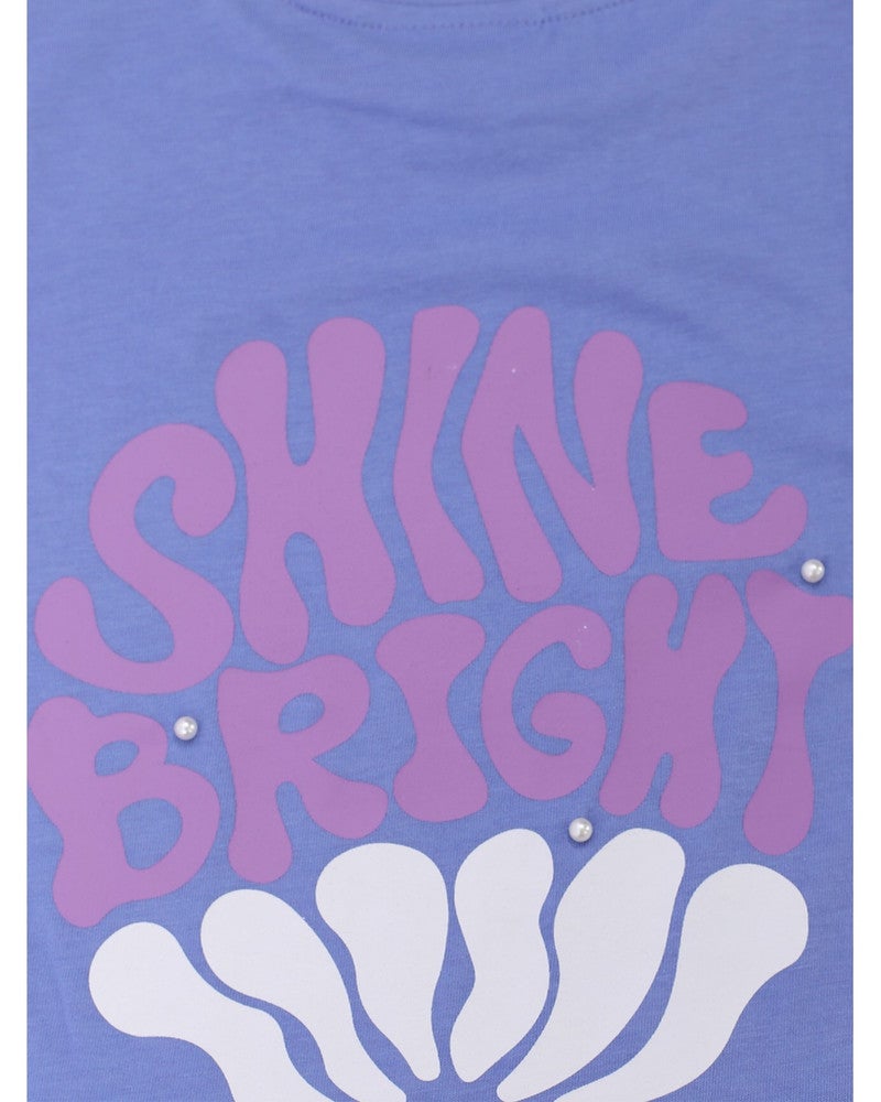 10sixteen T-shirt SS Backprint Shine Paars 10sixteen T-shirt SS Backprint Shine Paars