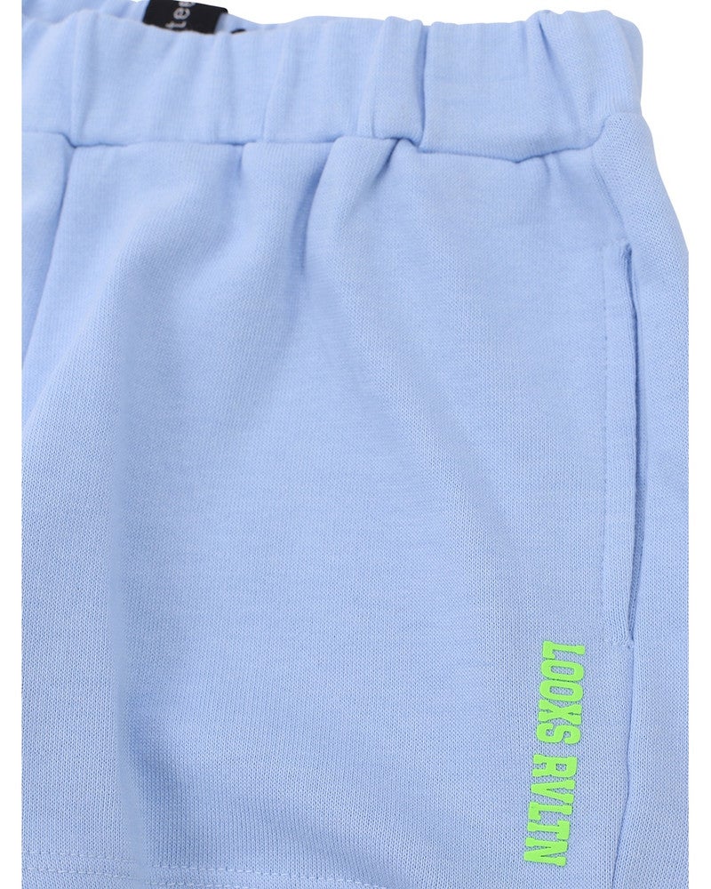 10sixteen Shorts Sporty Sweat Licht Blauw 10sixteen Shorts Sporty Sweat Licht Blauw