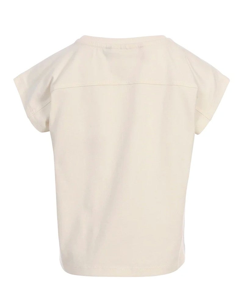 Little T-shirt SS Hola Off White Little T-shirt SS Hola Off White