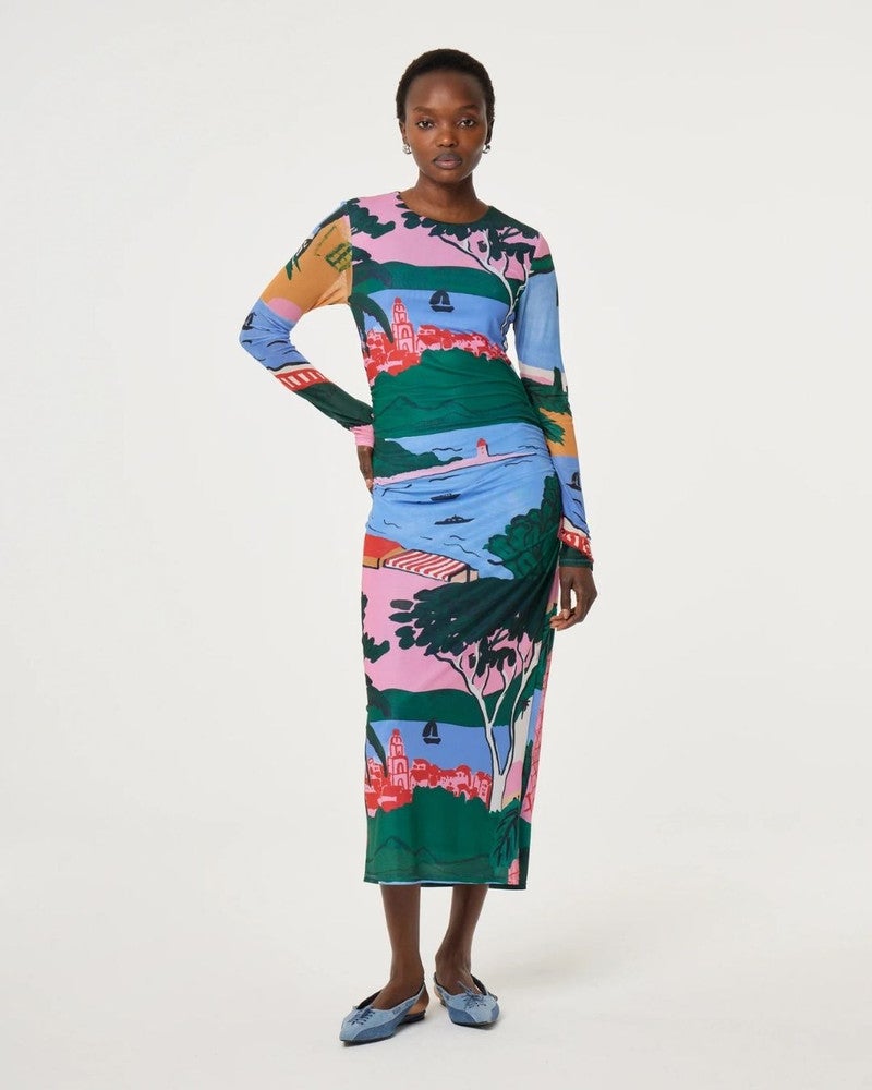 Samara Dress Blauw Samara Dress Blauw