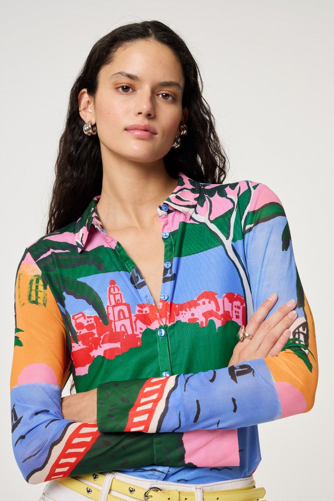 Kevis Blouse Blauw Kevis Blouse Blauw