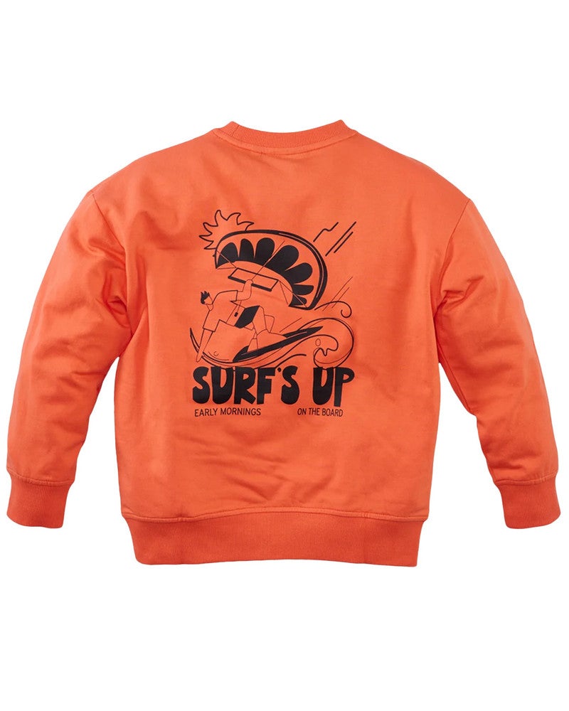 Souf Sweater Backprint Oranje Souf Sweater Backprint Oranje